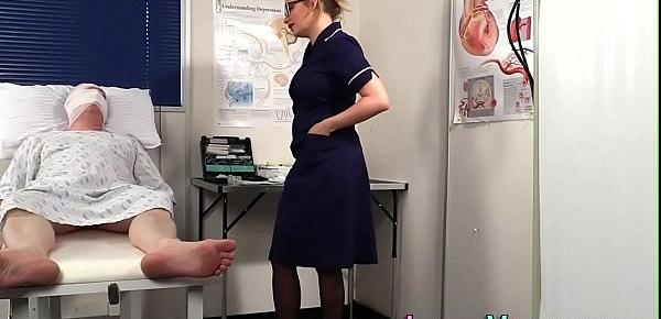  Busty nurse in uniform